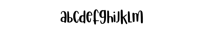 Mighty Winter Font LOWERCASE