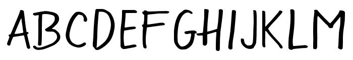 MightypeCasual Font LOWERCASE