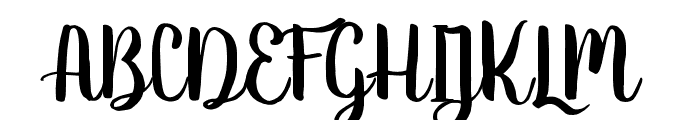 MightypeCursive Font UPPERCASE