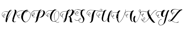 MightypeScript-Italic Font UPPERCASE