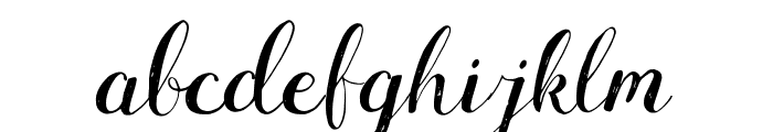 MightypeScript-Italic Font LOWERCASE
