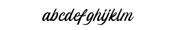 Migliore-Regular Font LOWERCASE