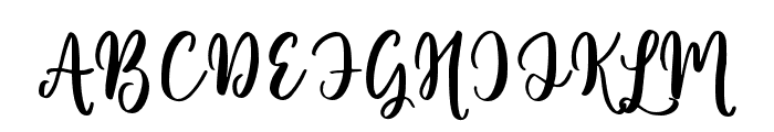 Mignon-Regular Font UPPERCASE