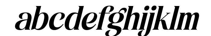 Miguales Italic Font LOWERCASE