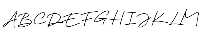 MigueraSignature-Regular Font UPPERCASE