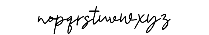 MigueraSignature-Regular Font LOWERCASE