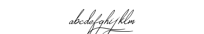 Mikaila Signature Regular Font LOWERCASE