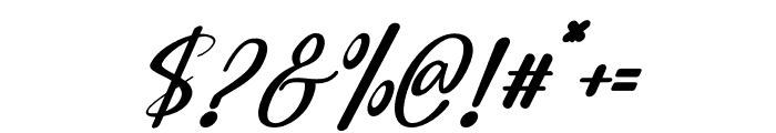 Mikailla Italic Font OTHER CHARS
