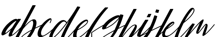 Mikailla Italic Font LOWERCASE