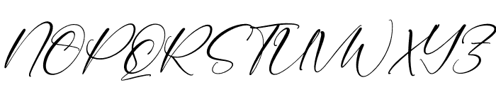 Mikayla Wilkins Italic Font UPPERCASE