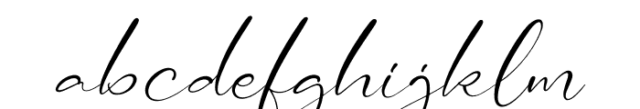 Mikayla Wilkins Italic Font LOWERCASE