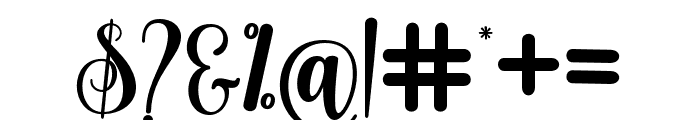 MikaylaScript Font OTHER CHARS
