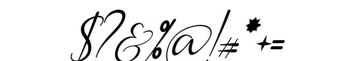Mikella Italic Font OTHER CHARS