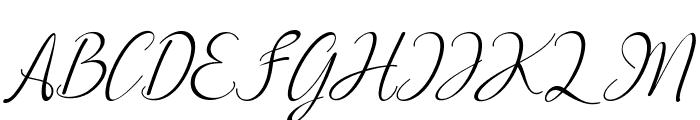 Mikella Italic Font UPPERCASE