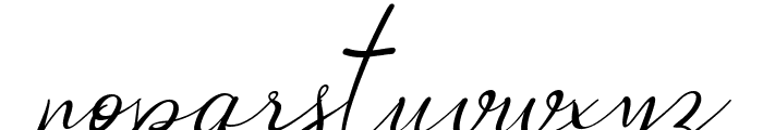 Mikella Italic Font LOWERCASE