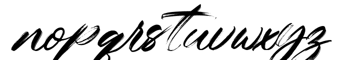 Mikhael Handwritten Italic Font LOWERCASE