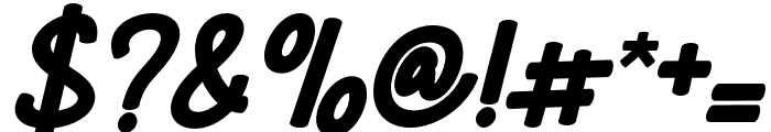 Mikhaloo-Italic Font OTHER CHARS