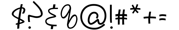 MikinaSweet Font OTHER CHARS