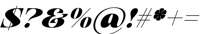 Mikybean-Italic Font OTHER CHARS