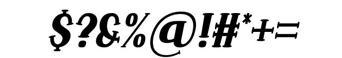 Mila Loxera Italic Font OTHER CHARS