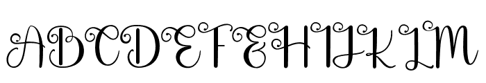 MilaDelinta Font UPPERCASE