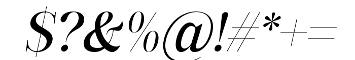 Milarossa-Italic Font OTHER CHARS