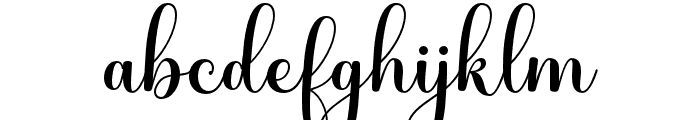 Milcha Regular Font LOWERCASE