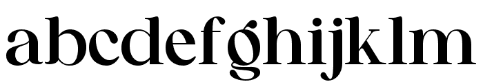 Milden-Regular Font LOWERCASE