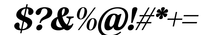 Mildora Italic Font OTHER CHARS