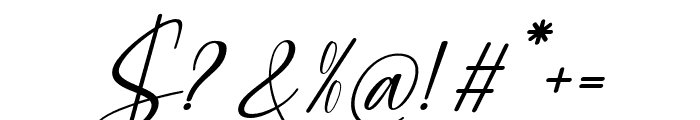 Milegant Signature-Regular Font OTHER CHARS