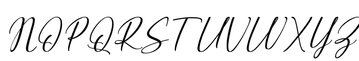 Milegant Signature-Regular Font UPPERCASE