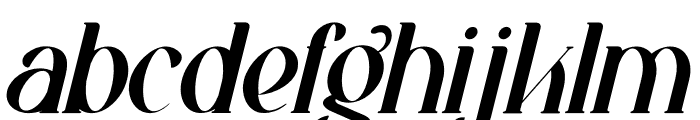 Mileika Italic Font LOWERCASE