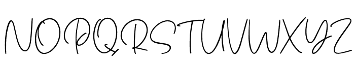 Milena-Signature Font UPPERCASE