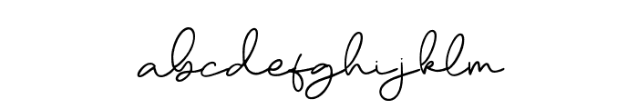 Milena-Signature Font LOWERCASE