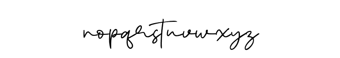 Milena-Signature Font LOWERCASE