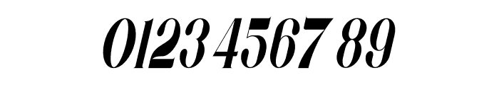 Milestone Condensed Italic Font OTHER CHARS