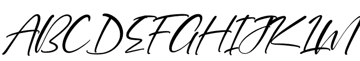 Milestta Italic Font UPPERCASE