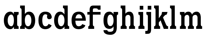 Milish regular Font LOWERCASE