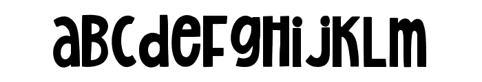 Milkshake Font - Plain Regular Font LOWERCASE