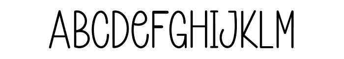 Milkteh Font UPPERCASE