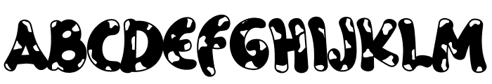 Milky Cow Font UPPERCASE