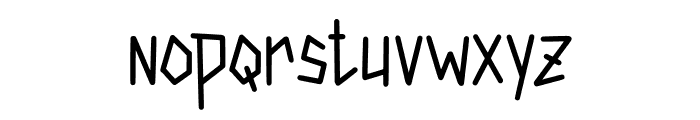 Milky Line Font LOWERCASE