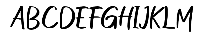 MilkyCream-Regular Font UPPERCASE