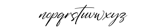 Millanoh Italic Font LOWERCASE