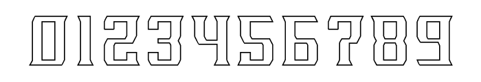 Millenium 3-Hollow Font OTHER CHARS