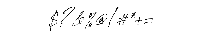 Millestone Italic Font OTHER CHARS