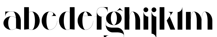 Millgary Font LOWERCASE