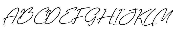 Millstversy Italic Font UPPERCASE