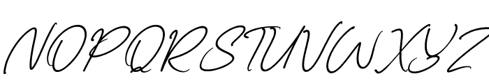 Millstversy Italic Font UPPERCASE