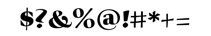 Millton Serif Font OTHER CHARS